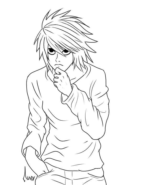 Death Note for 2-åringer fargelegging