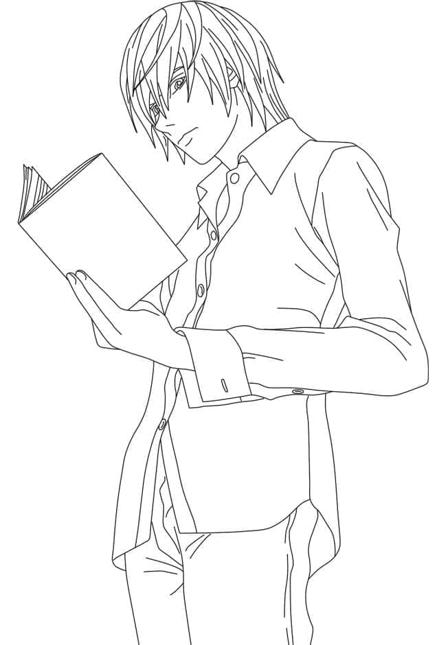Death Note for 3-åringer fargelegging