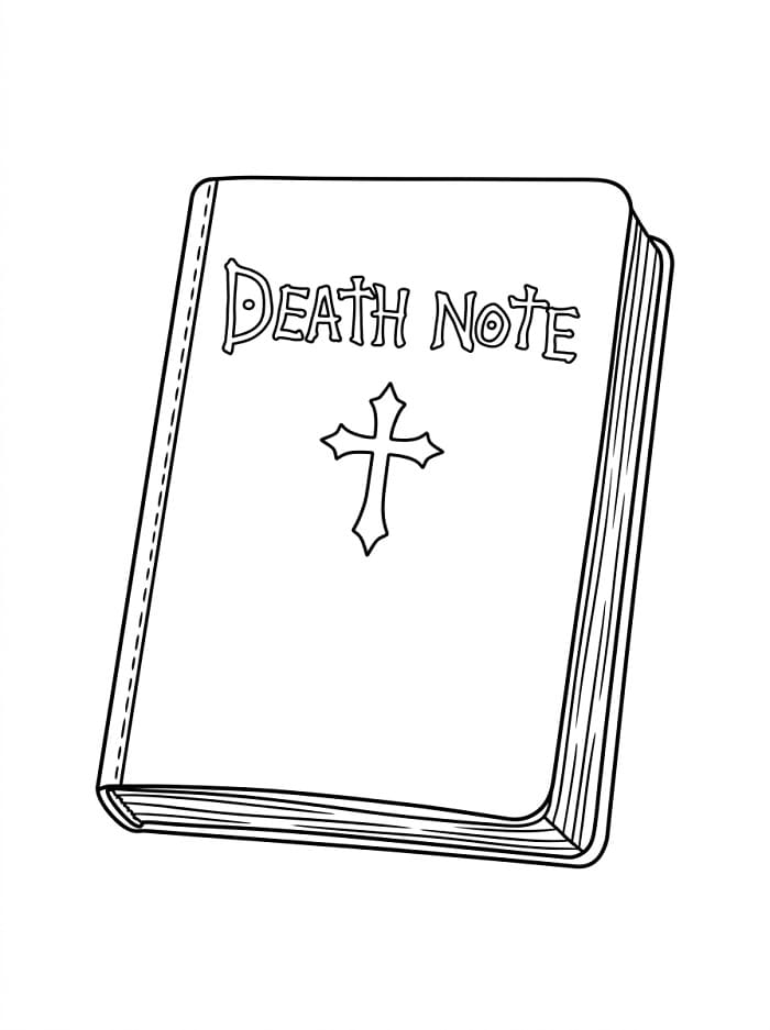 Death Note gratis for barn fargelegging
