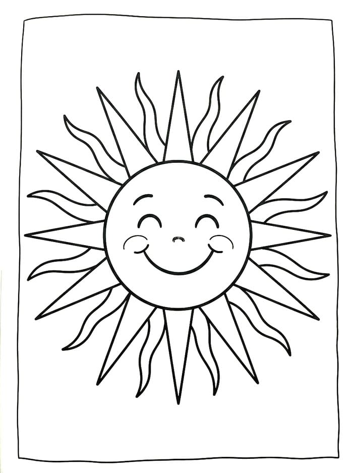 Elskelig sol fargelegging