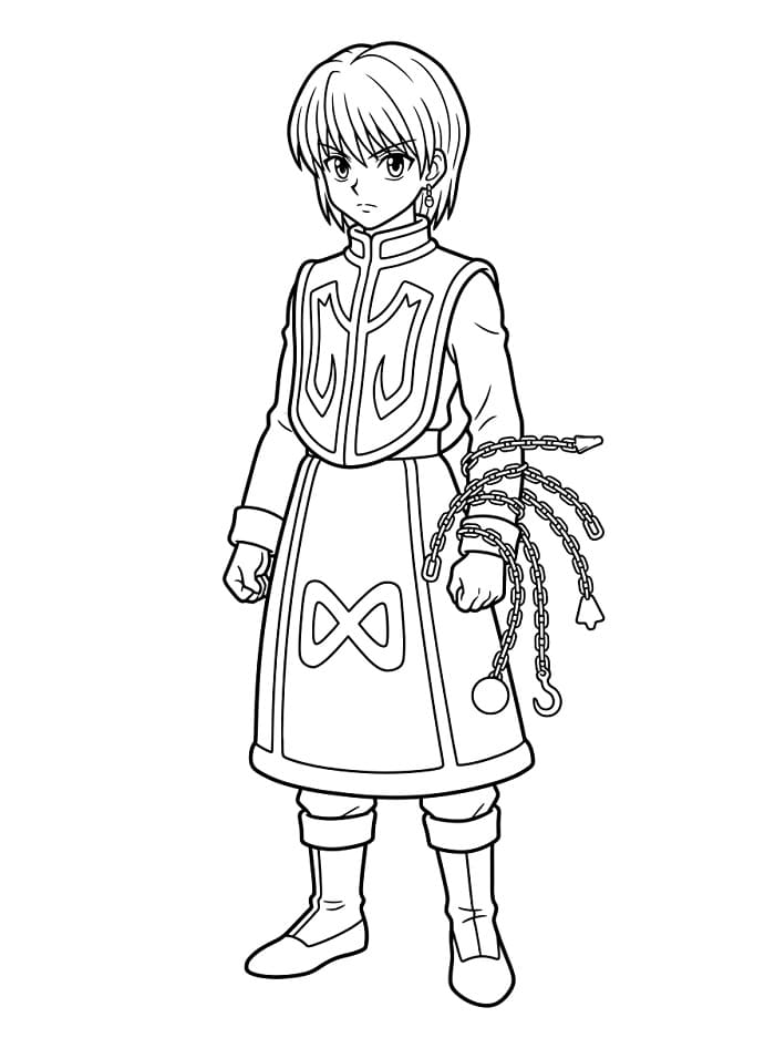 Enkel Hunter x Hunter fargelegging