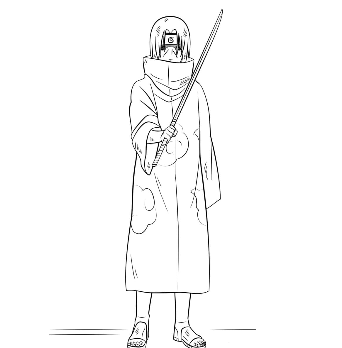 Enkel Itachi fargelegging