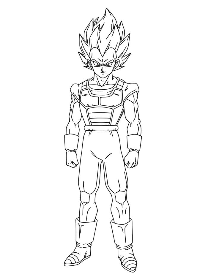 Enkel Vegeta fargelegging