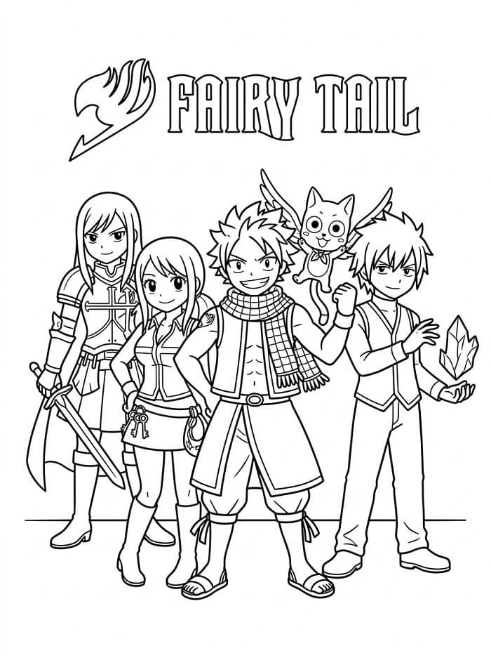 Fairy Tail Fargelegging