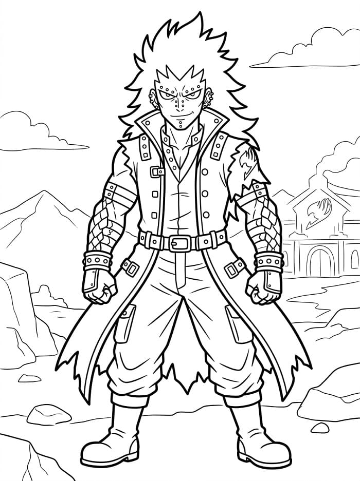Fairy Tail bilde fargelegging
