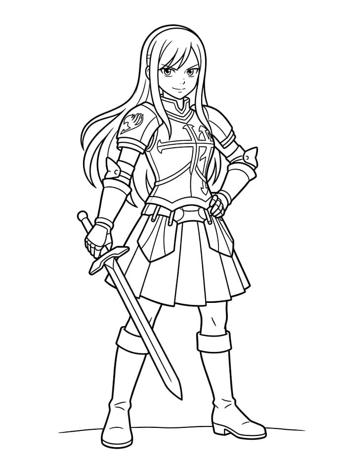 Fairy Tail uten kostnad fargelegging
