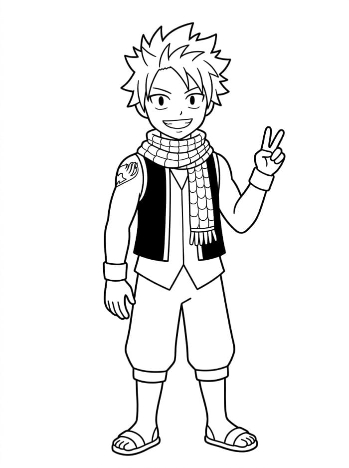 Fantastisk Fairy Tail fargelegging