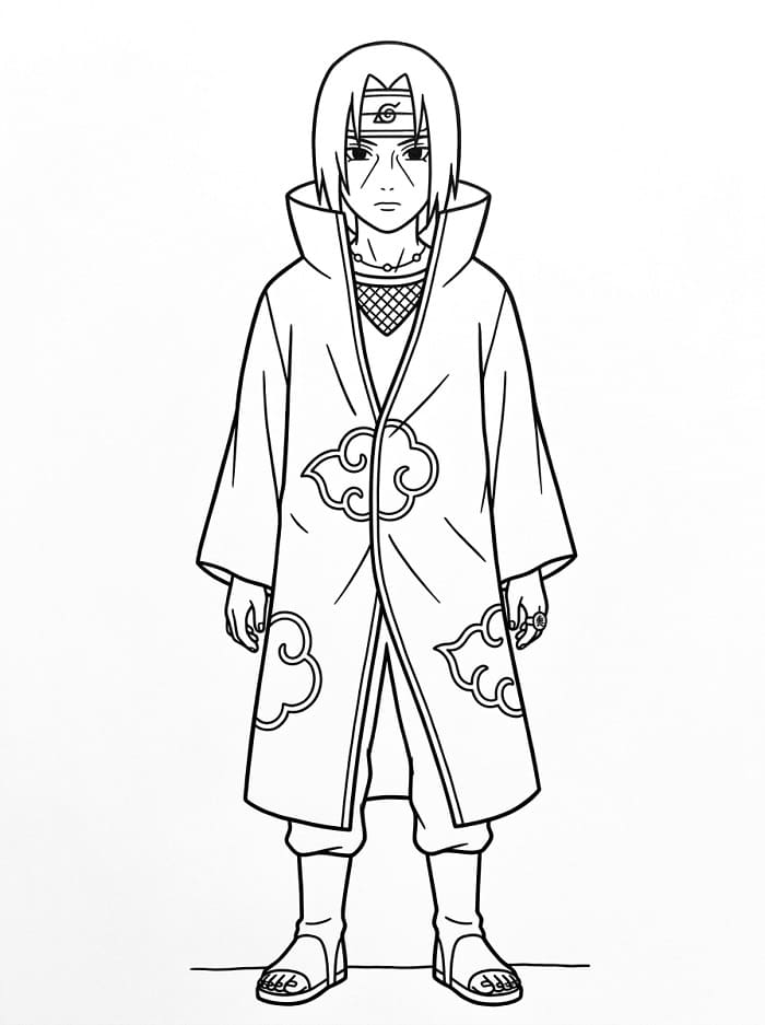 Fantastisk Itachi fargelegging