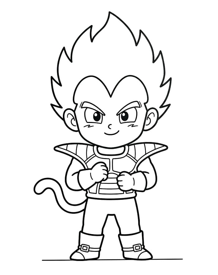 Fantastisk Vegeta fargelegging