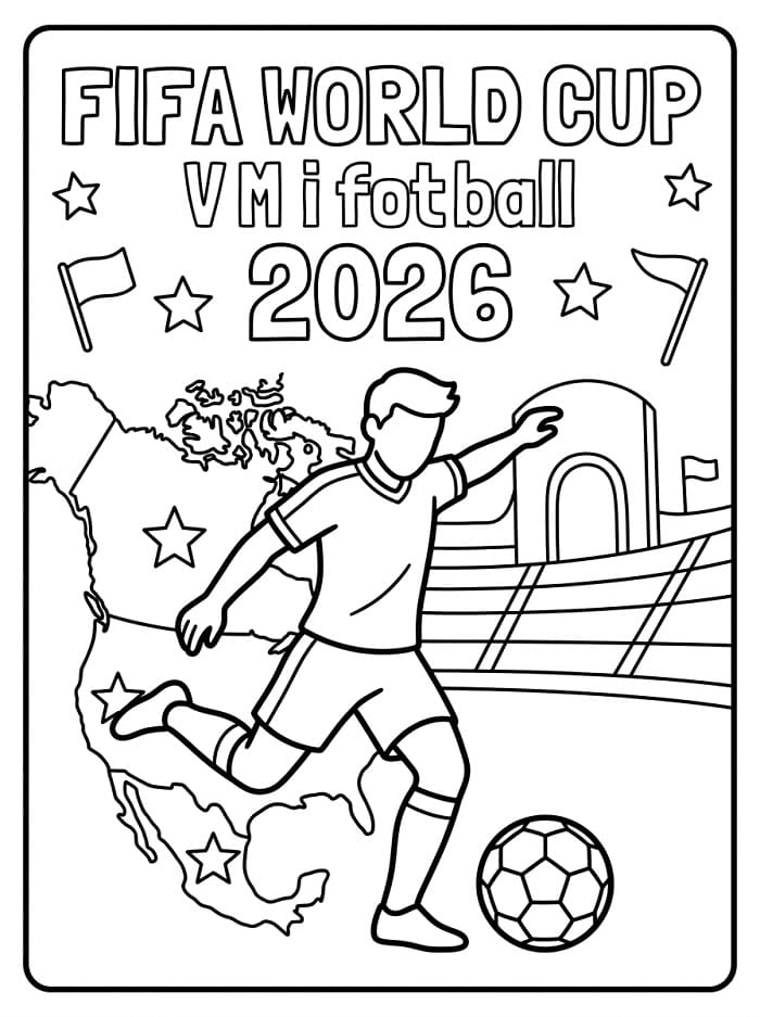 Fifa Fotball VM 2026 fargelegging