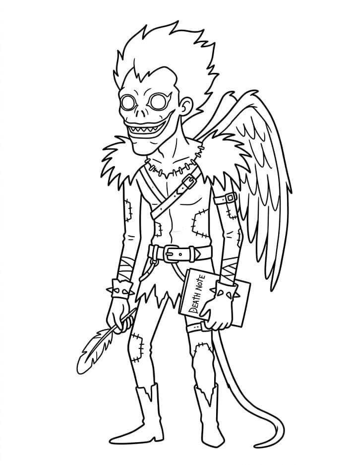 Fin Death Note fargelegging