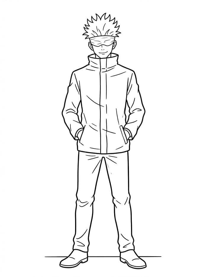 Fin Satoru Gojo fargelegging