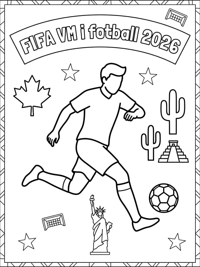Fin VM 2026 fargelegging