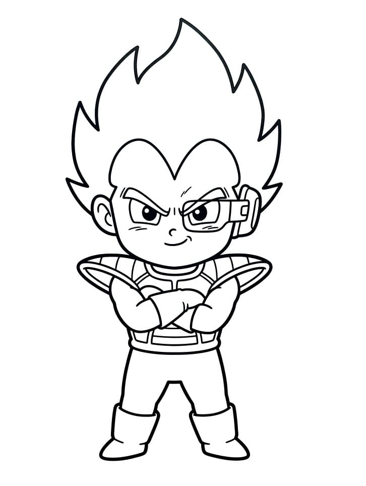 Fin Vegeta fargelegging