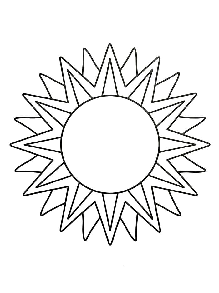 Fin sol fargelegging