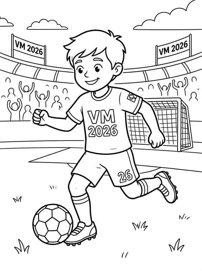 Fotball VM 2026 fargelegging