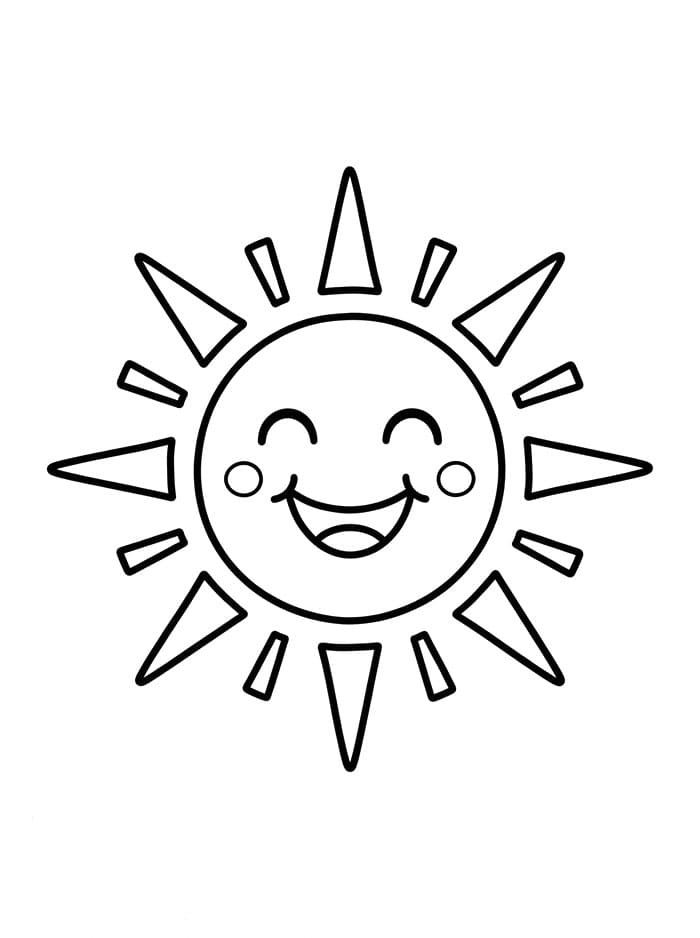 Glad sol fargelegging