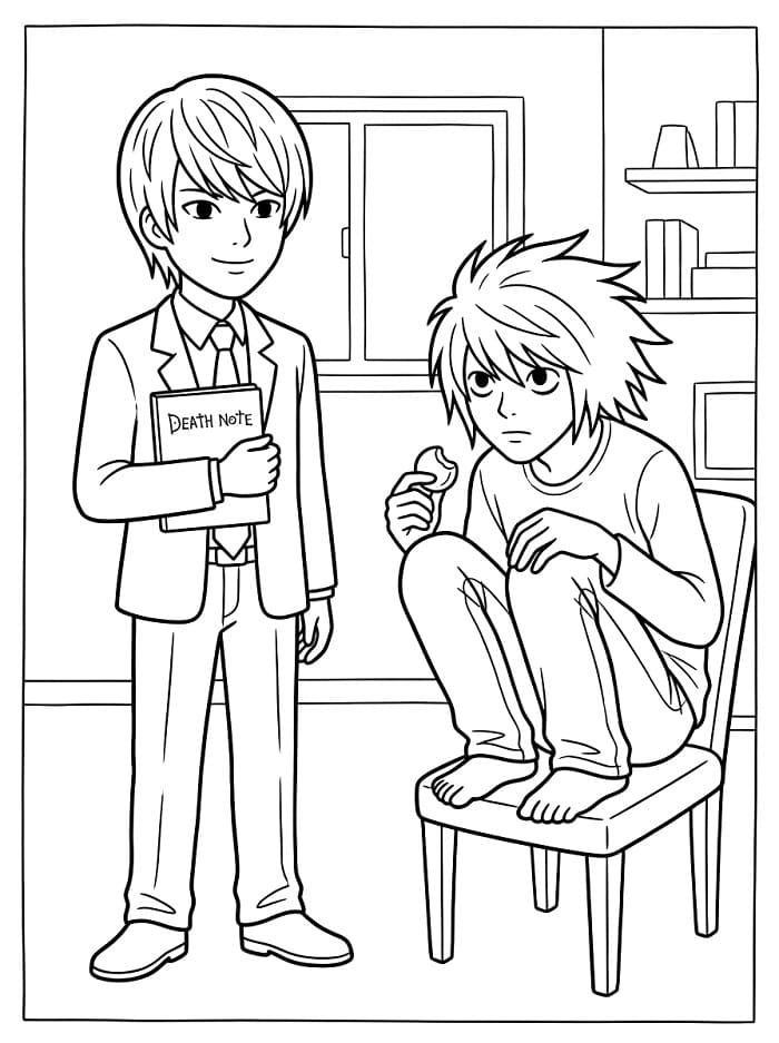 Gratis Death Note fargelegging