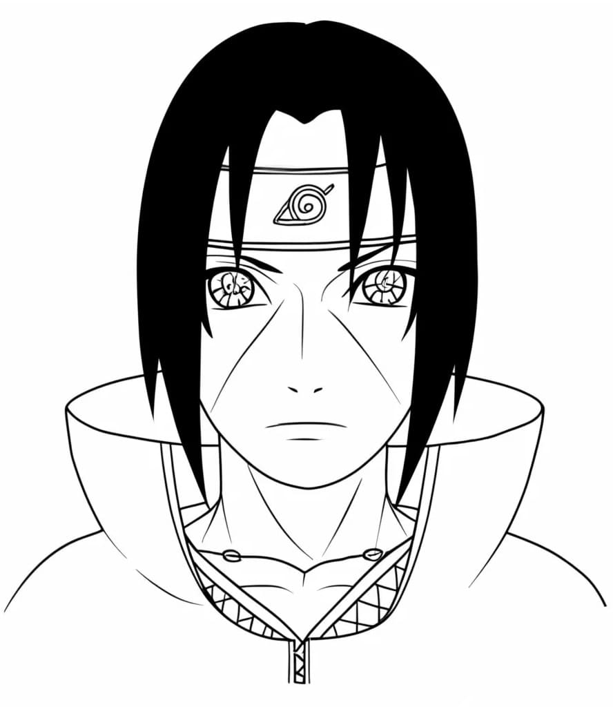 Gratis Itachi å skrive ut fargelegging
