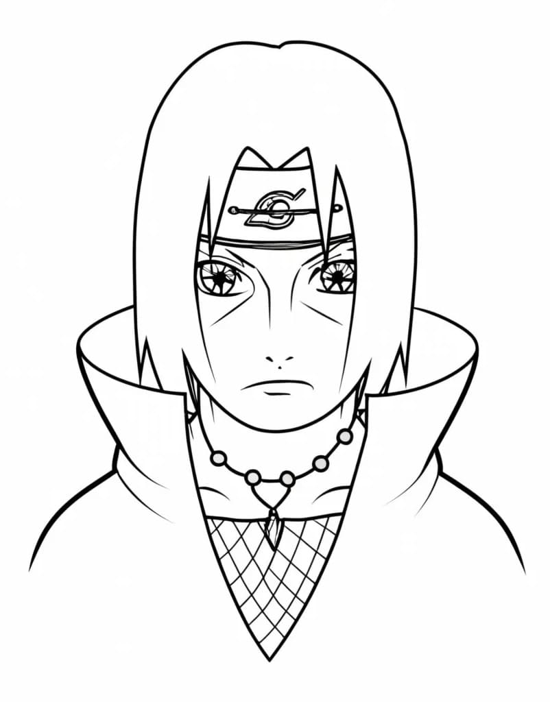 Gratis Itachi bilde fargelegging
