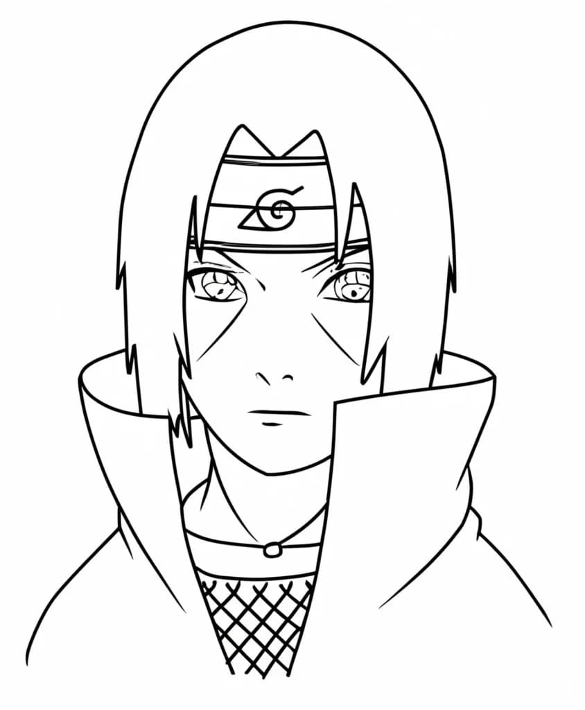 Gratis Itachi for barn fargelegging