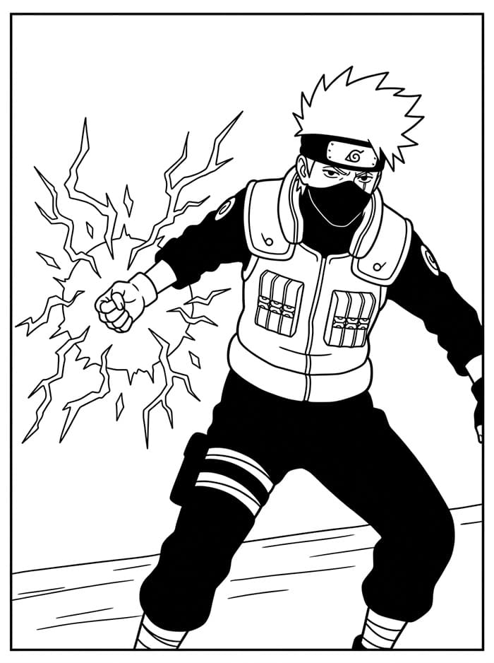 Gratis Kakashi for barn fargelegging