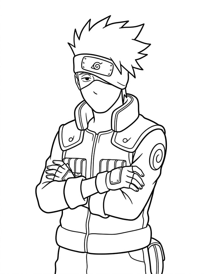 Gratis Kakashi fargelegging