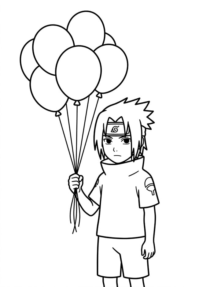 Gratis Sasuke fargelegging