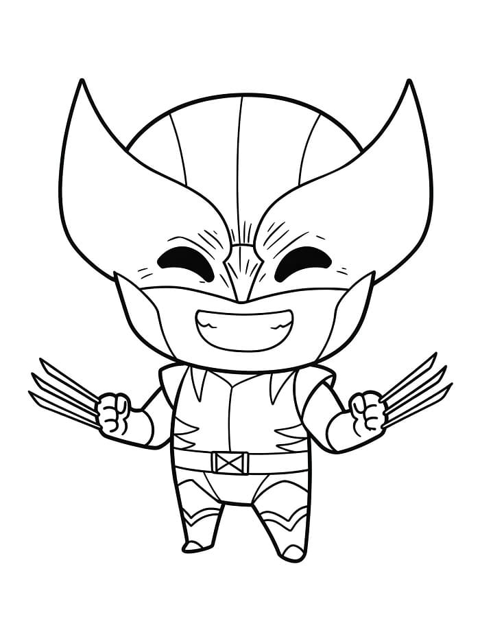 Gratis Wolverine bilde fargelegging