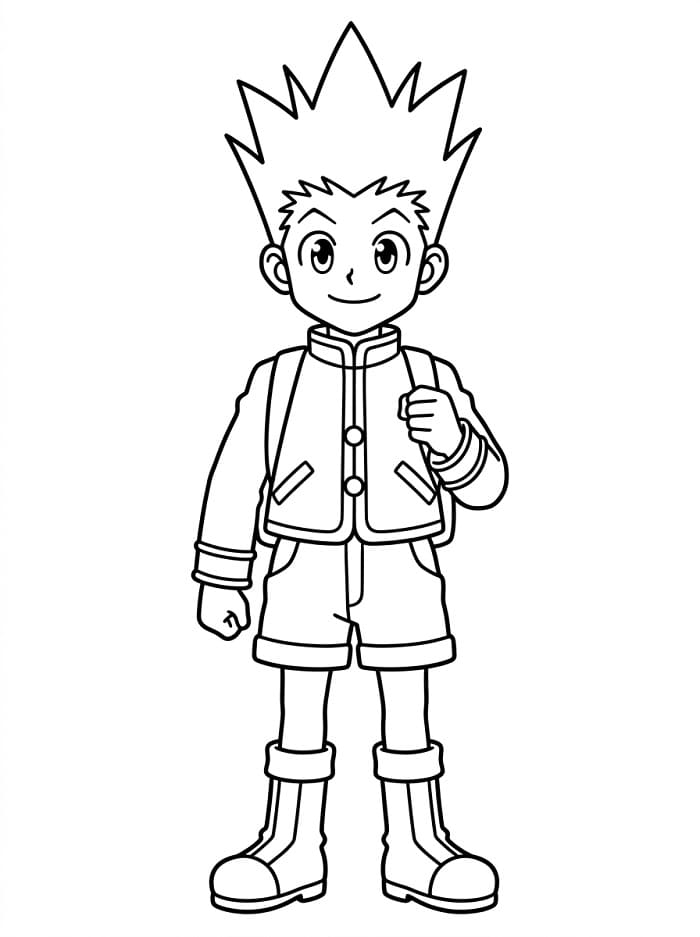 Hunter x Hunter gratis fargelegging