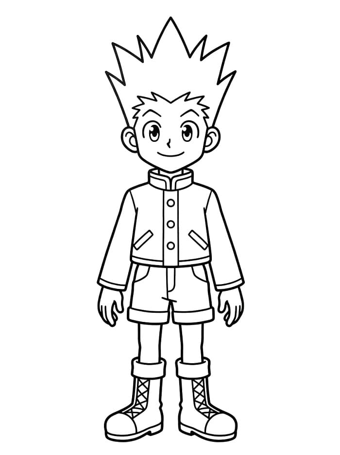 Hunter x Hunter uten kostnad fargelegging
