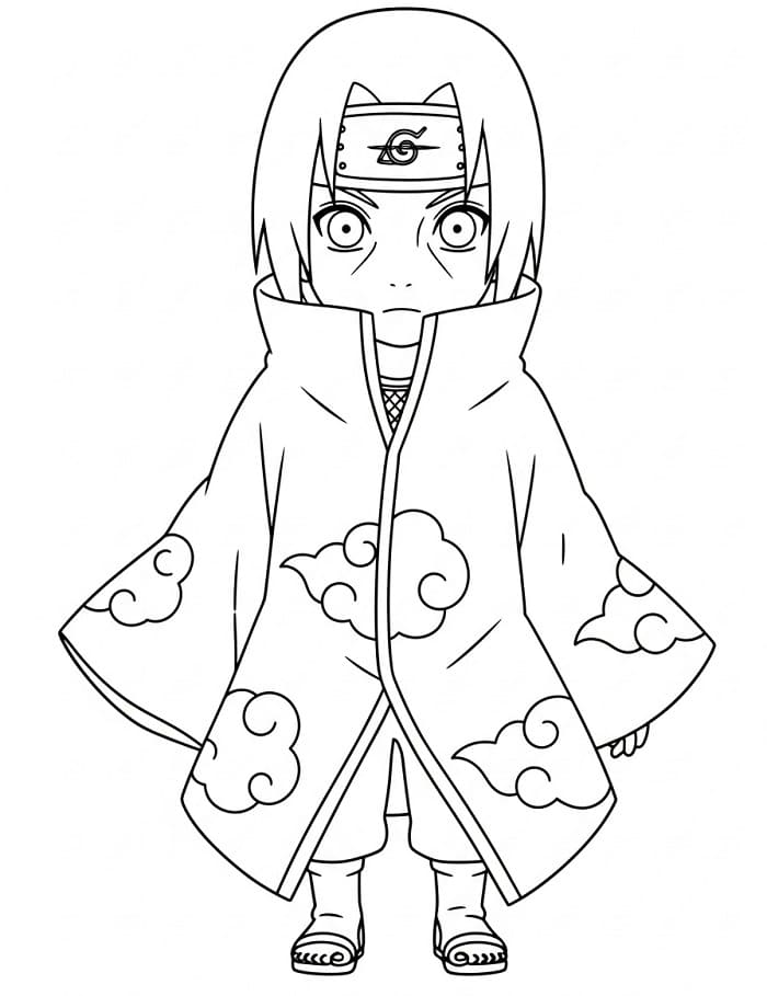Itachi for barn fargelegging
