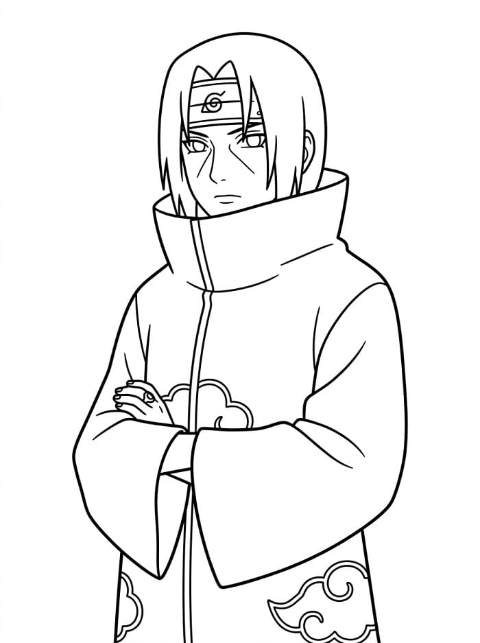 Itachi i Akatsuki fargelegging