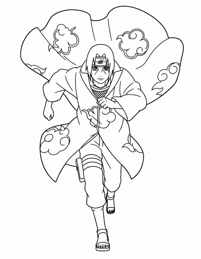 Itachi uten kostnad fargelegging