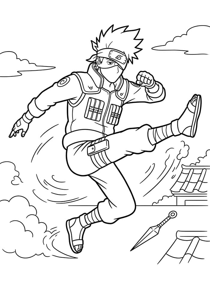 Kakashi for barn fargelegging