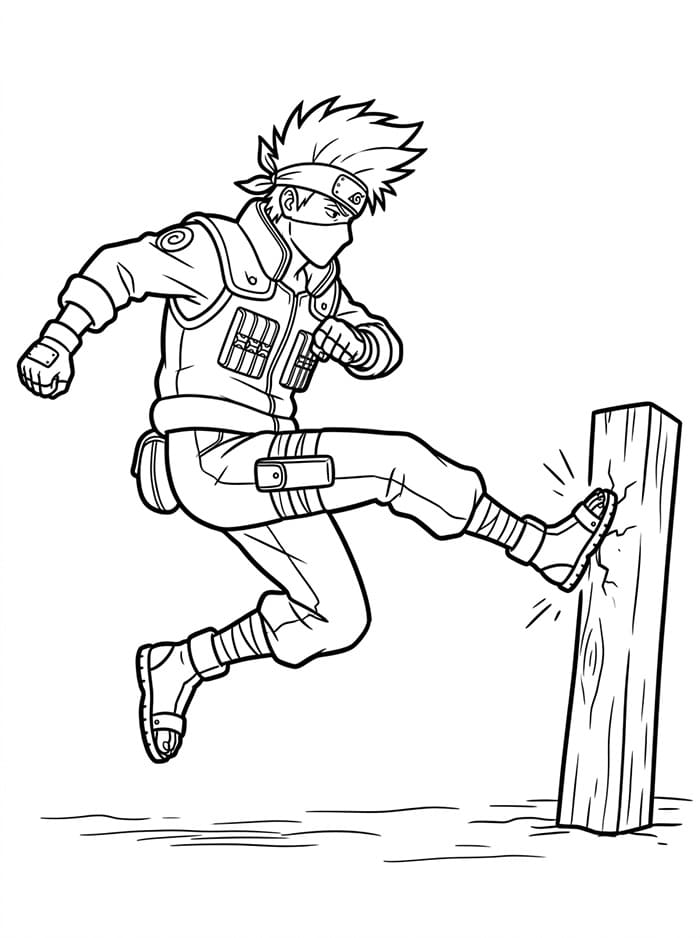 Kakashi fra Naruto fargelegging