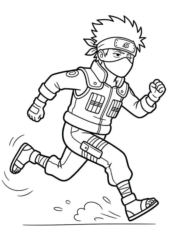 Kakashi gratis bilde fargelegging