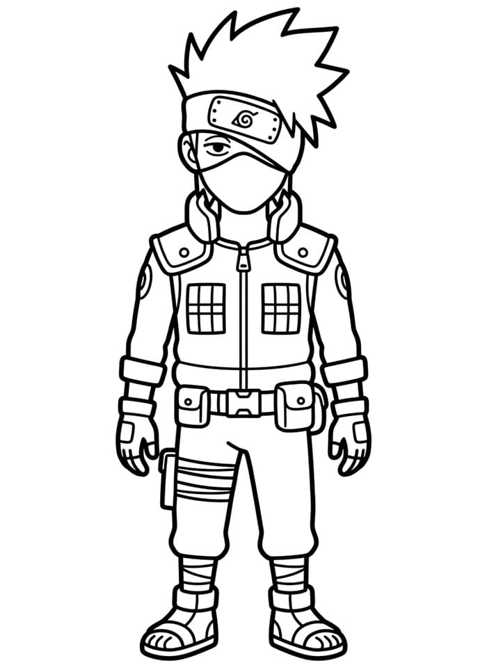 Kakashi gratis fargelegging