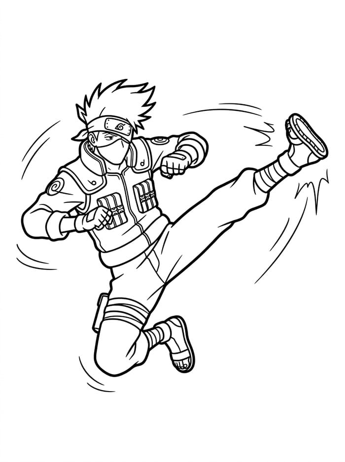 Kakashi kjemper fargelegging