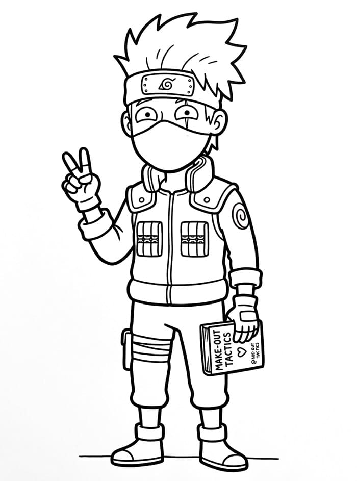 Kakashi uten kostnad fargelegging