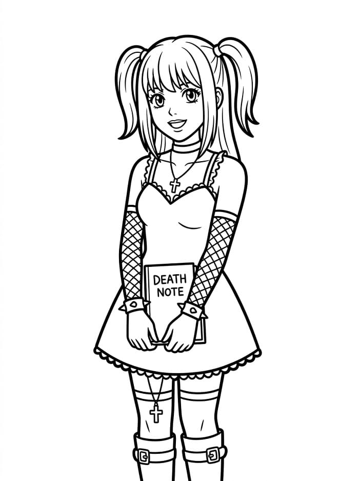 Kul Death Note fargelegging