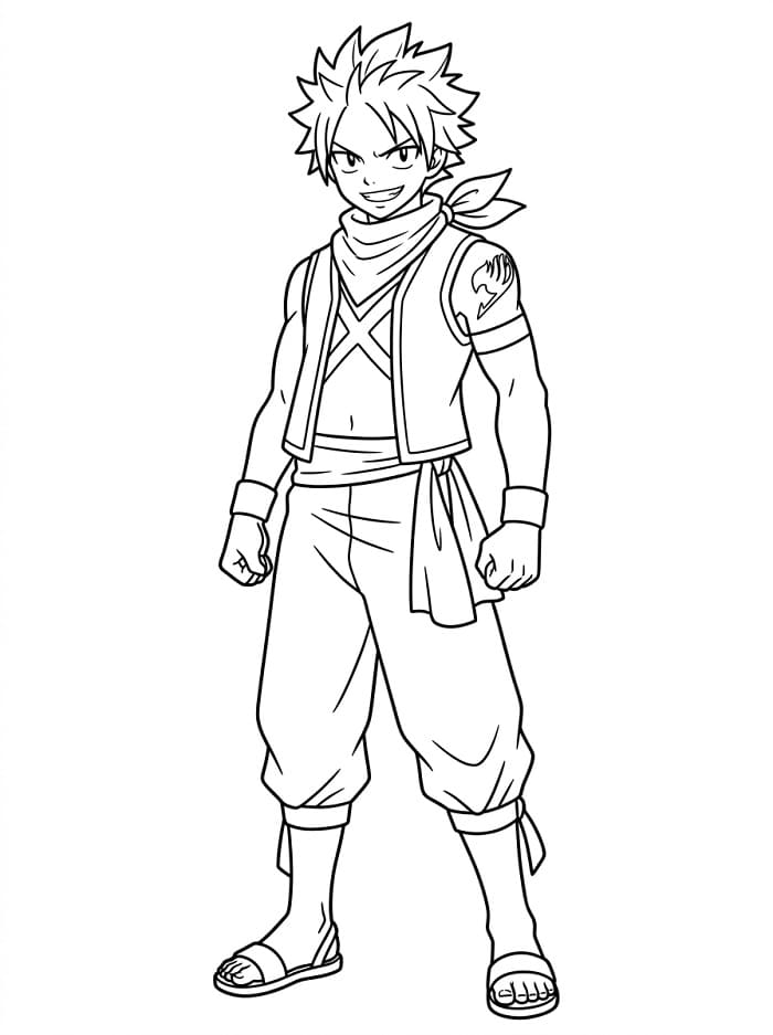 Kul Fairy Tail fargelegging