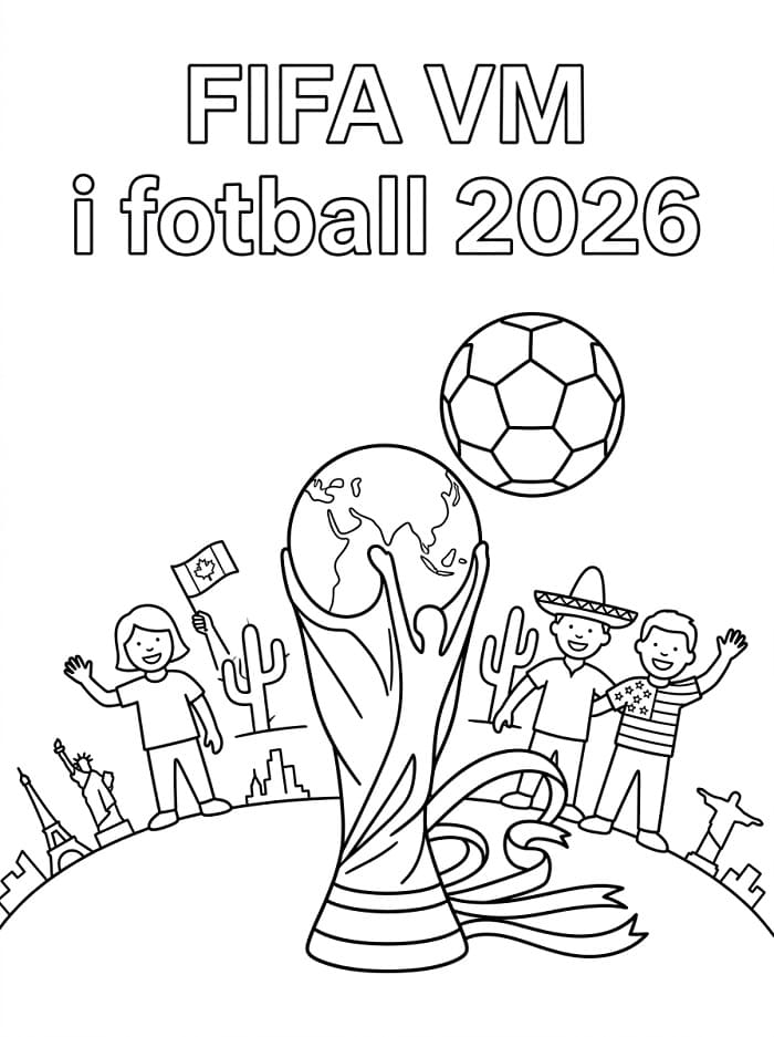 Kul VM 2026 fargelegging