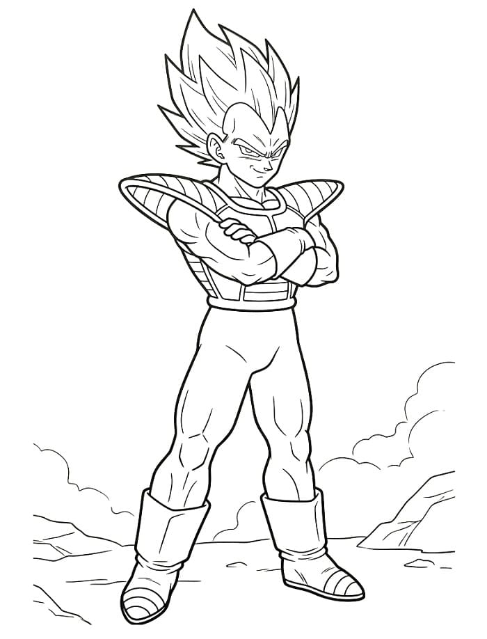 Kul Vegeta fargelegging