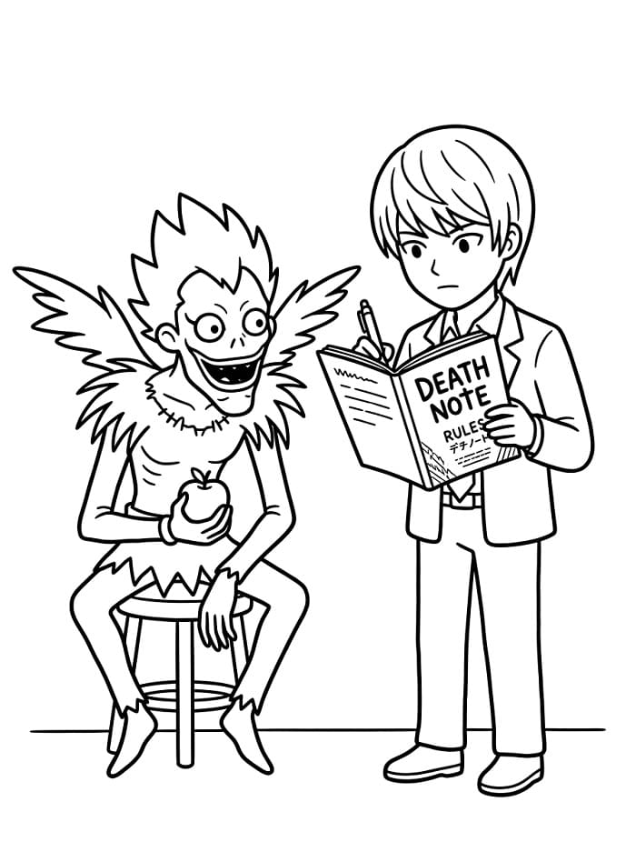Lett Death Note fargelegging