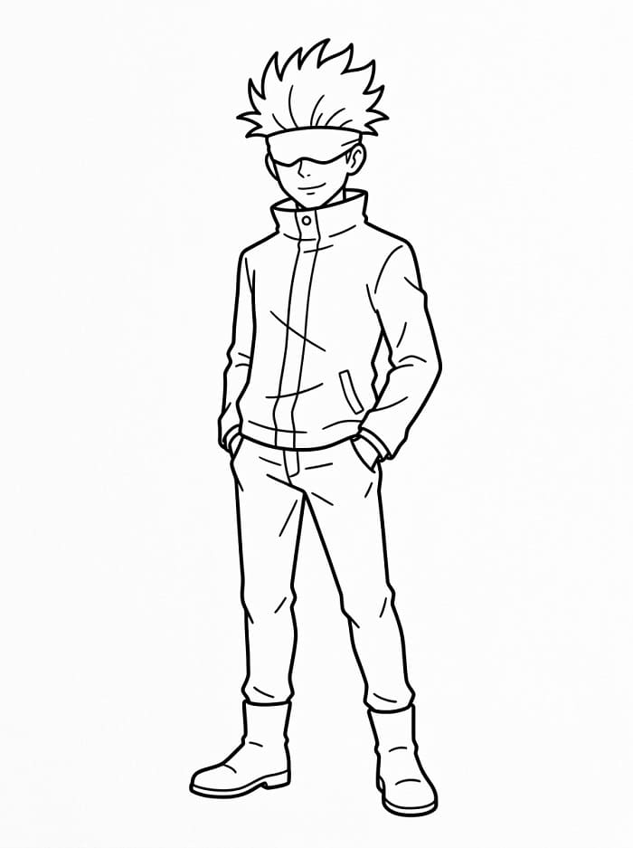Lett Satoru Gojo fargelegging