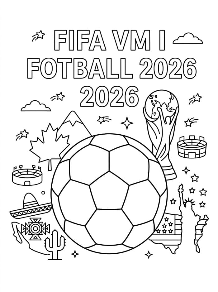 Lett VM 2026 fargelegging