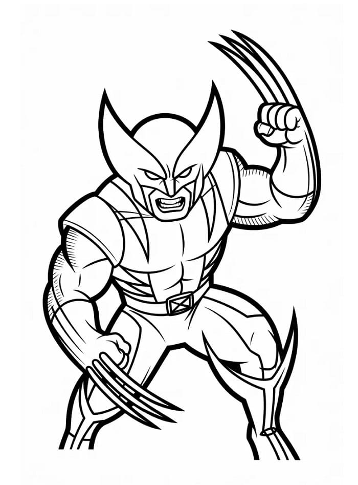 Lett Wolverine fargelegging