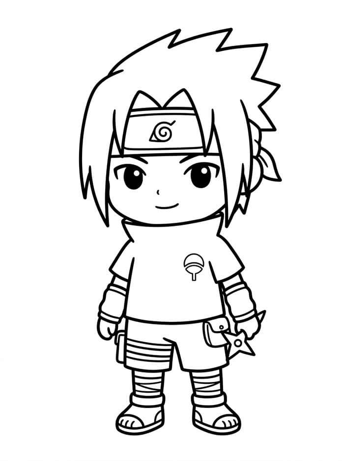 Liten Sasuke fargelegging