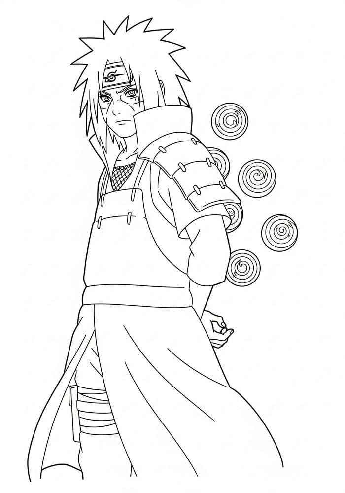 Madara fra Naruto fargelegging